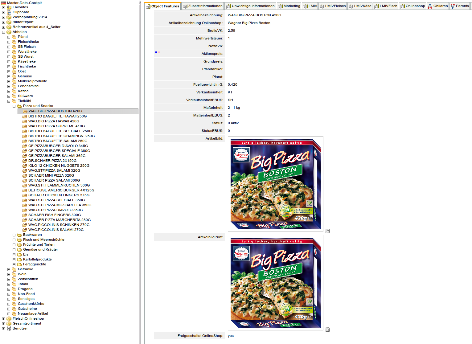 Produktdaten nach LMIV mit Alterra PIM Produktdaten nach LMIV mit Alterra PIM