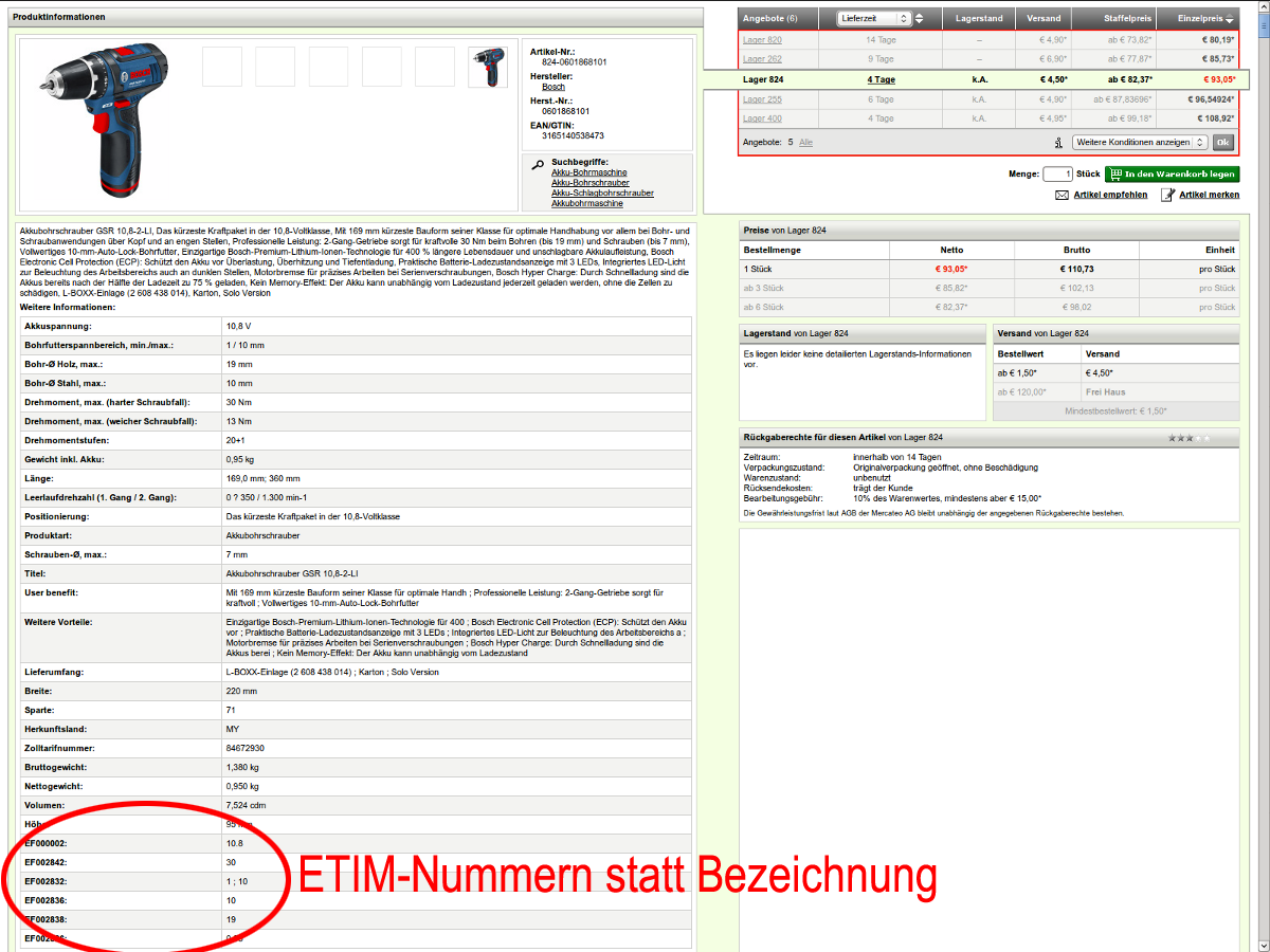 Akkuschrauber bei Mercateo Akkuschrauber bei Mercateo