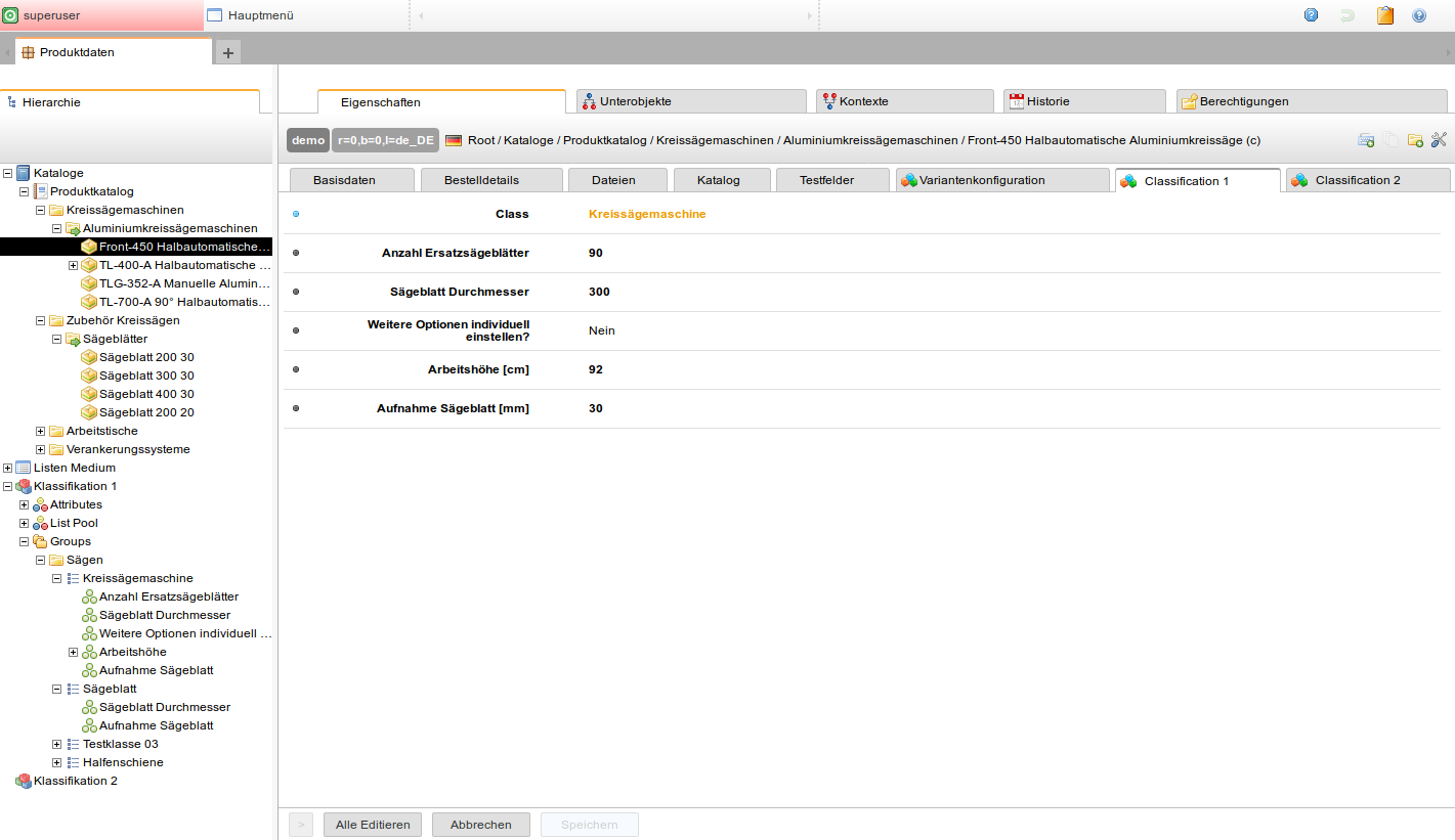Das Quellprodukt, zu dem &uuml;ber die Regeln passende Produkte gefunden werden sollen.