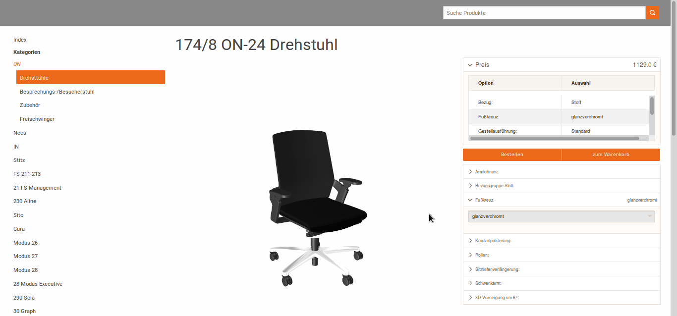 3D-Produktkonfiguration ist bei Wilkhahn zuk&uuml;nftig auch &uuml;ber Alterra m&ouml;glich